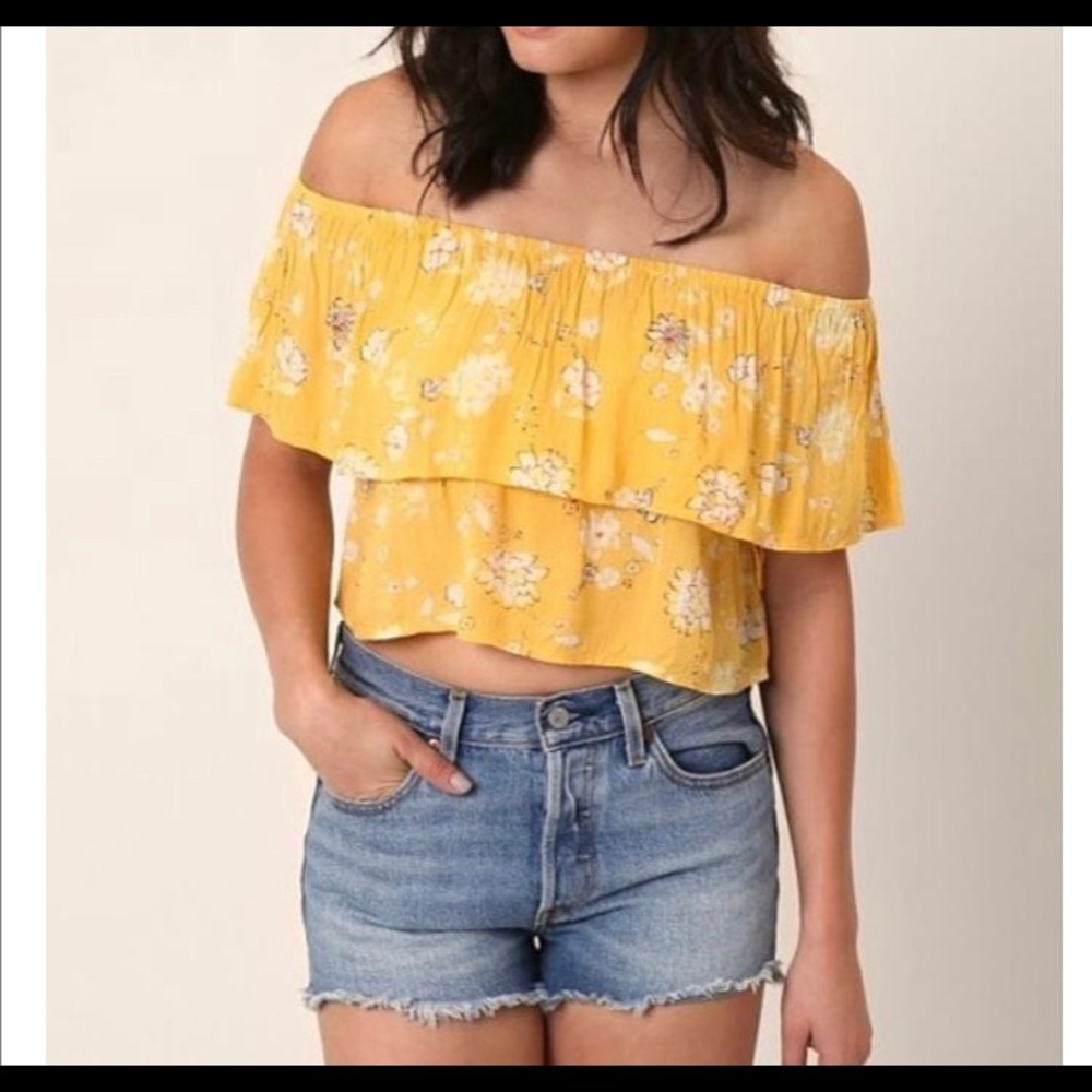 Billabong Tropical Sands Off The Shoulder Blouse